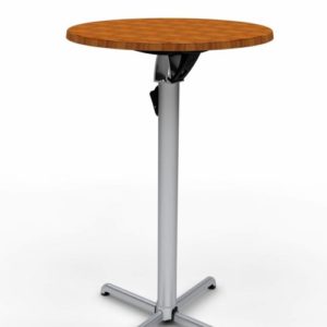 Swoose bar table in silver.