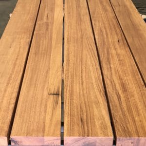Balckbutt outdoor timber table tops for restaurants
