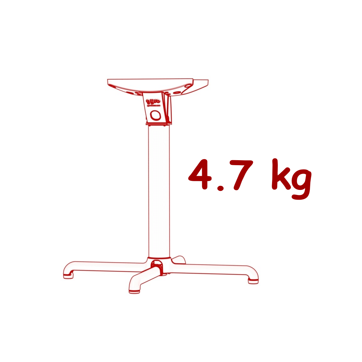 Light weight cafe table bases.