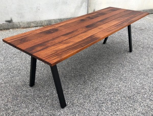 Delta Dining Table with merbau table top 220x100cm