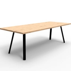 Hawk Dining Table with Hardwood Table top.