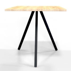 Kitty tripod table for restaurants with 70x70mm table top.