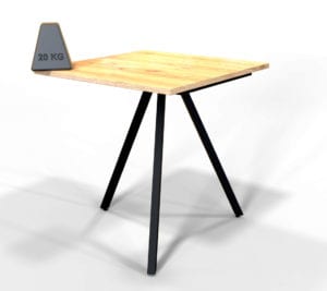 Stable Cafe tables with 3 legs