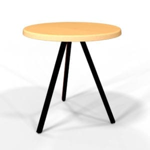 Werzalit 70cm round cafe tables