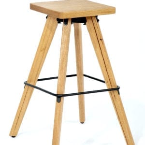 Spirit bar stool is part our Iron & Wood Collection.