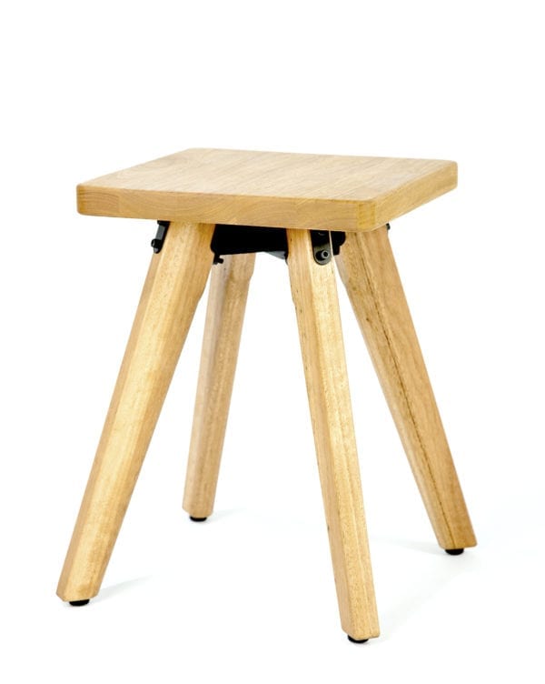 Spirit cafe stool - Commercial wooden dining height stool.
