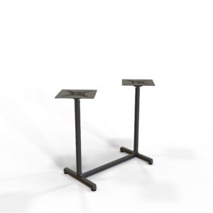 Bristol Twin table base in black.