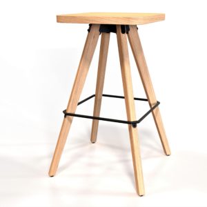 Spirit bar stool in Blackbutt hardwood timber