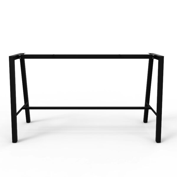 Hudson bar table base made from tubular steel.