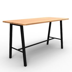 Hudson bar table with hardwood table tops/