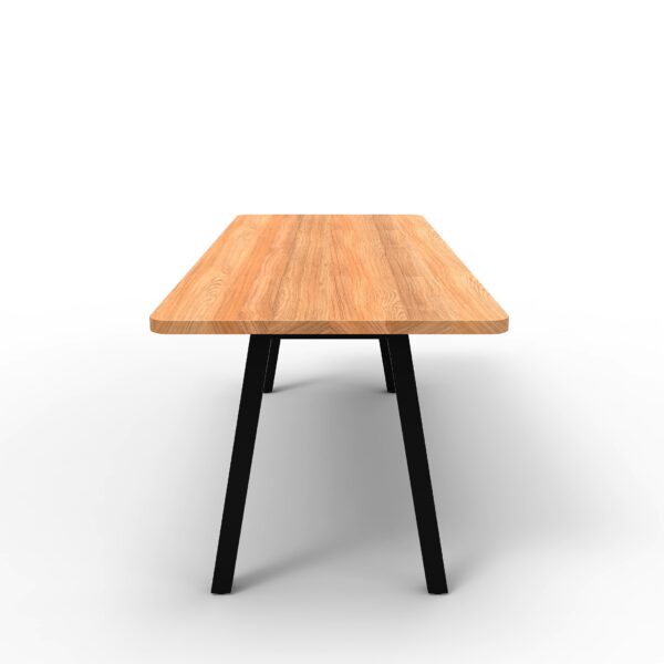 Hudson dining table with solid timber table top.