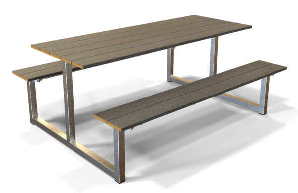 Wright Picnic Bench with Modwood Composite Timber - Image 2